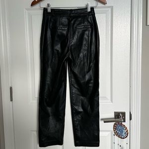 Wilfred Black Vegan Leather Pants